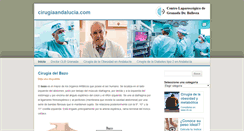 Desktop Screenshot of cirugiaandalucia.com