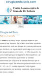 Mobile Screenshot of cirugiaandalucia.com