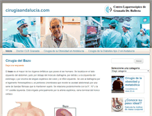 Tablet Screenshot of cirugiaandalucia.com